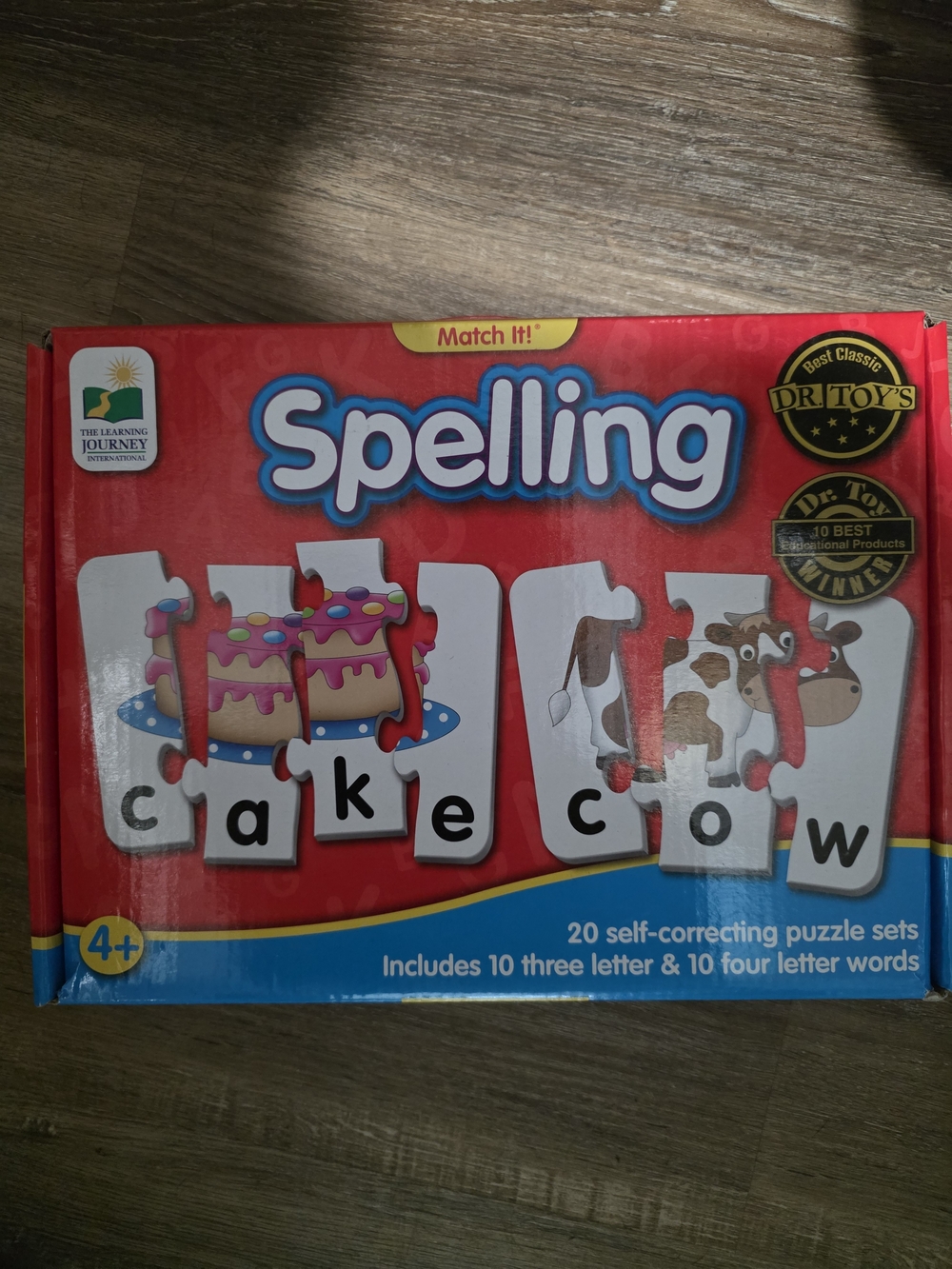 Spelling Puzzle Game - Red